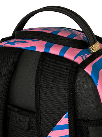 Sprayground Peanuts Snoopy Trippy Backpack - Zaini Unisex - Rosa/Celeste
