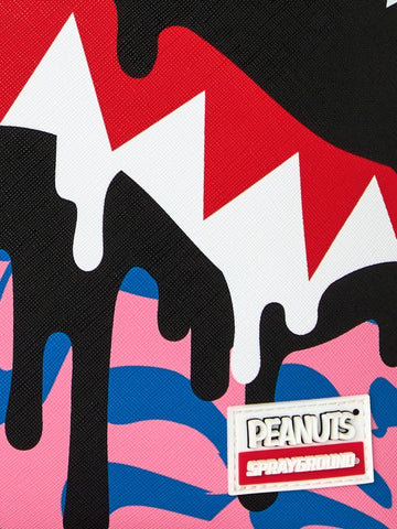 Sprayground Peanuts Snoopy Trippy Backpack - Zaini Unisex - Rosa/Celeste