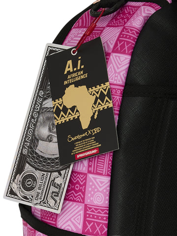 Sprayground New Ai Pattern Backpack - Zaini Unisex - Rosa