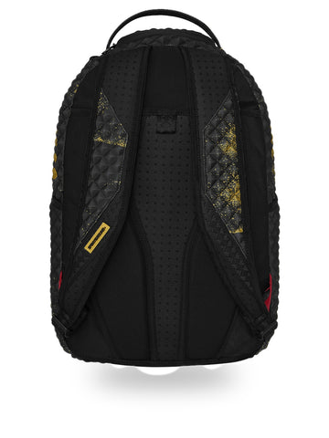 Sprayground Pyramid Stencil Shark Backpack - Zaini Unisex - Nero/Giallo
