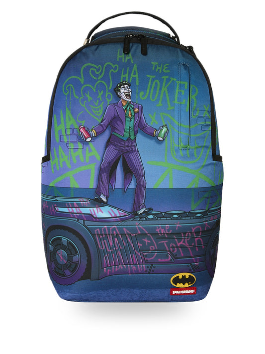 Sprayground Dc Joker Tagged Up Batmobile Backpack - Zaini Unisex - Multicolore