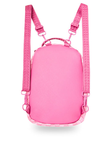 Sprayground Pink New Check Faces Mini Backpack - Zaini Unisex - Rosa