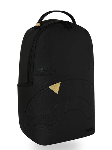 Sprayground Blacked Out Embossed Gold Tooth - Zaini Unisex - Nero/Oro