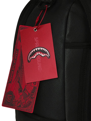 Sprayground Blacked Out Embossed Gold Tooth - Zaini Unisex - Nero/Oro