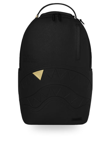 Sprayground Blacked Out Embossed Gold Tooth - Zaini Unisex - Nero/Oro