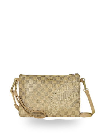 Sprayground 2 Tone Gold Trinity Clutch - Borse Unisex - Oro
