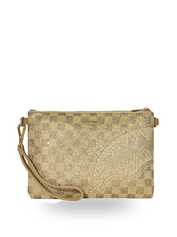 Sprayground 2 Tone Gold Trinity Clutch - Borse Unisex - Oro