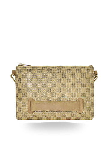 Sprayground 2 Tone Gold Trinity Clutch - Borse Unisex - Oro