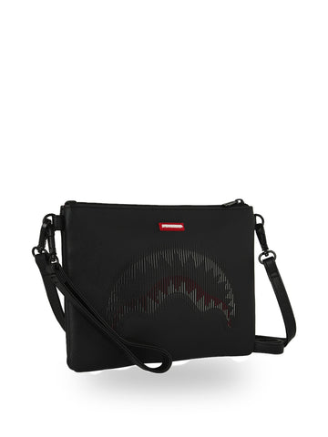 Sprayground Disappearing Shark Clutch - Borse Unisex - Nero