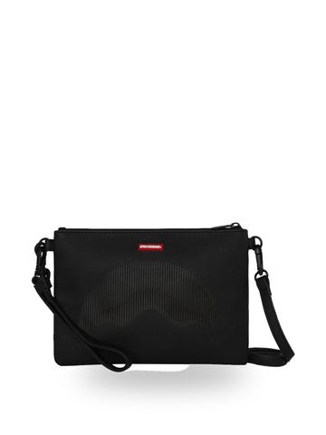Sprayground Disappearing Shark Clutch - Borse Unisex - Nero