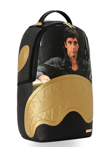 Sprayground Scarface Gold Embossed - Zaini Unisex - Nero/Multicolore