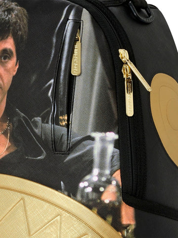 Sprayground Scarface Gold Embossed - Zaini Unisex - Nero/Multicolore