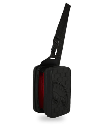 Sprayground Raised Check Hard Shell - Borse Unisex - Nero