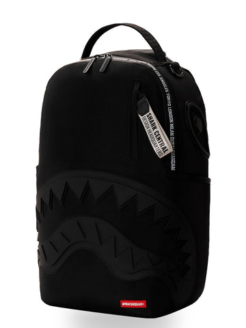 Sprayground Shark Central Printed Zip - Zaini Unisex - Nero