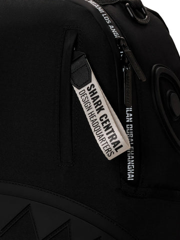 Sprayground Shark Central Printed Zip - Zaini Unisex - Nero