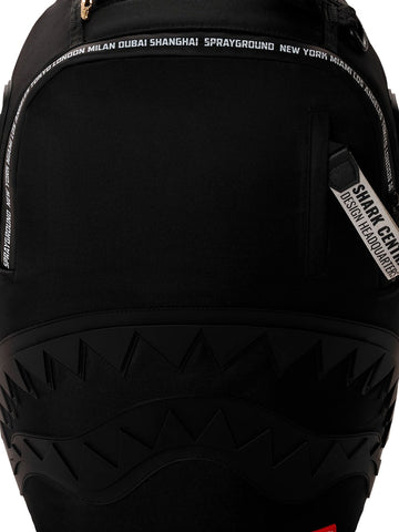 Sprayground Shark Central Printed Zip - Zaini Unisex - Nero