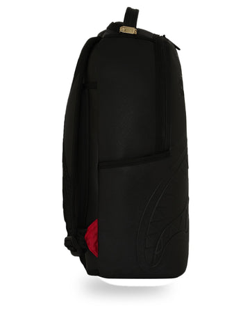Sprayground Shark Central Embossed Black Nylon - Zaini Unisex - Nero