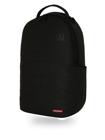 Sprayground Shark Central Embossed Black Nylon - Zaini Unisex - Nero