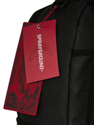 Sprayground Shark Central Embossed Black Nylon - Zaini Unisex - Nero