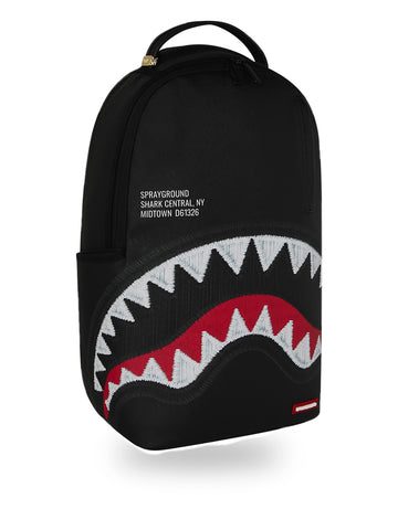 Sprayground Shark Central Black - Zaini Unisex - Nero