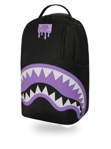 Sprayground Shark Central Light Purple - Zaini Unisex - Nero/Lilla