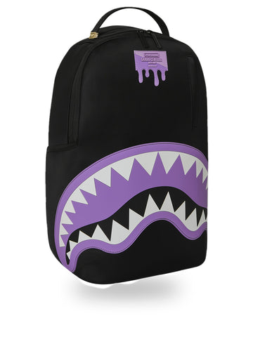 Sprayground Shark Central Light Purple - Zaini Unisex - Nero/Lilla