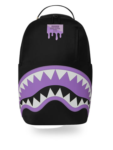 Sprayground Shark Central Light Purple - Zaini Unisex - Nero/Lilla