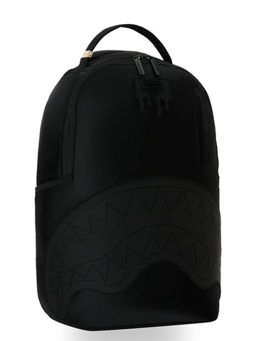 Sprayground Shark Central Blacked Out Embossed Nylon - Zaini Unisex - Nero