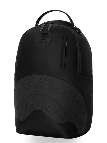 Sprayground Shark Central Blacked Out Embossed Nylon - Zaini Unisex - Nero