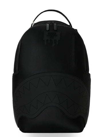 Sprayground Shark Central Blacked Out Embossed Nylon - Zaini Unisex - Nero