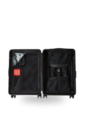 Sprayground Blacked Out Embossed Gold Tooth Carry-on Luggage - Home Unisex - Nero