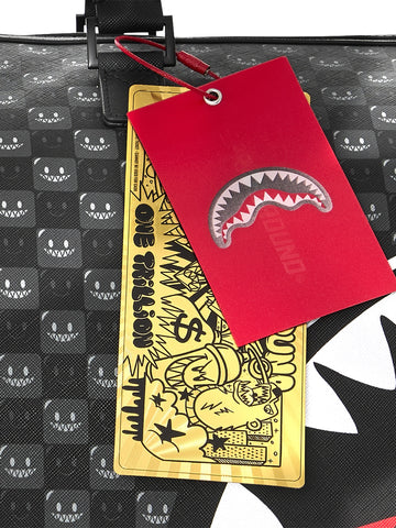 Sprayground Sharks In Paris Wtf Bubbly - Borse Unisex - Nero