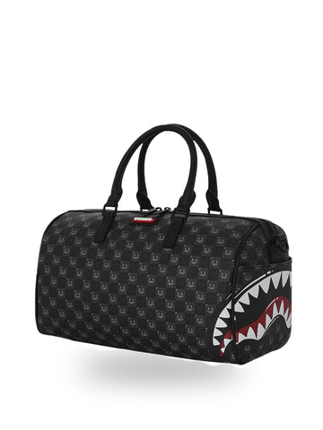 Sprayground Sharks In Paris Wtf Bubbly Black Check Mini Duffle - Borse Unisex - Nero