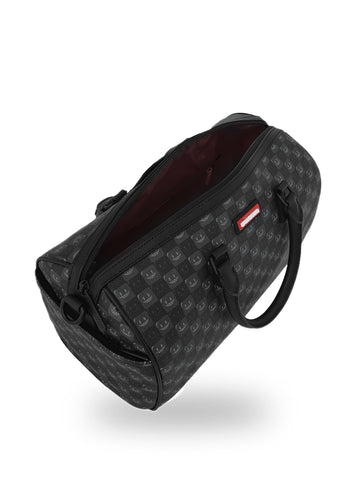Sprayground Sharks In Paris Wtf Bubbly Black Check Mini Duffle - Borse Unisex - Nero
