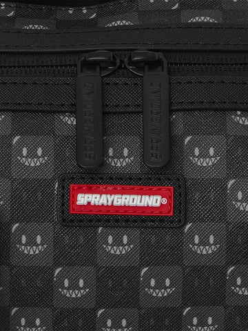 Sprayground Sharks In Paris Wtf Bubbly Black Check Mini Duffle - Borse Unisex - Nero