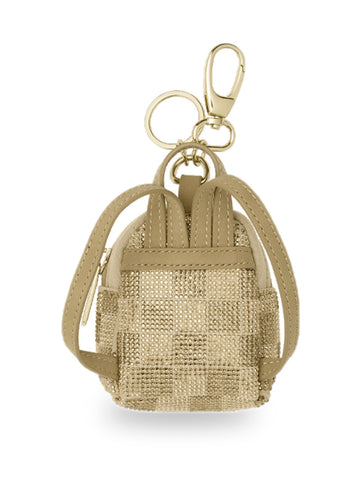 Sprayground 2 Tone Gold Trinity Keychain - Portafogli e Portachiavi Unisex - Oro