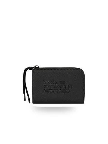 Sprayground Blacked Out Embossed Gold Tooth Wallet - Portafogli e Portachiavi Unisex - Nero