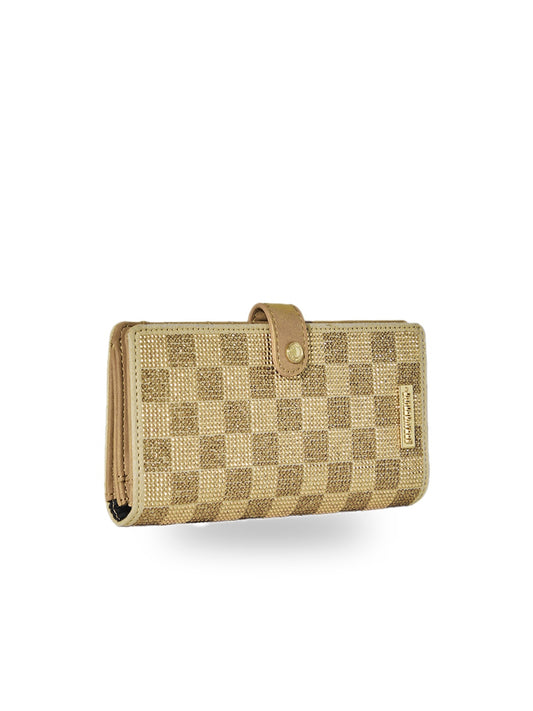 Sprayground 2 Tone Gold Trinity Wallet - Portafogli Unisex - Oro