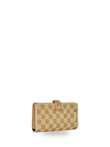 Sprayground 2 Tone Gold Trinity Wallet - Portafogli Unisex - Oro