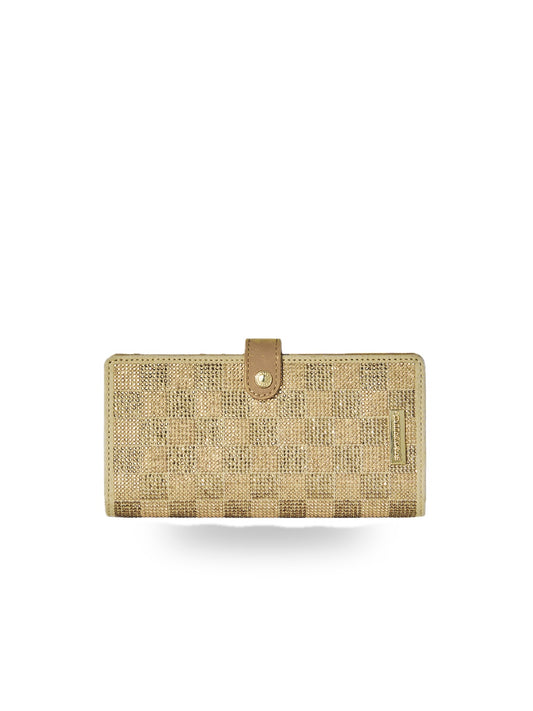 Sprayground 2 Tone Gold Trinity Wallet - Portafogli Unisex - Oro