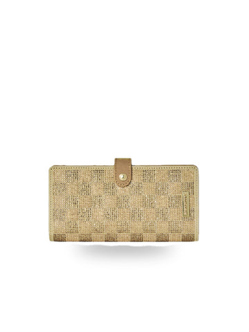 Sprayground 2 Tone Gold Trinity Wallet - Portafogli Unisex - Oro