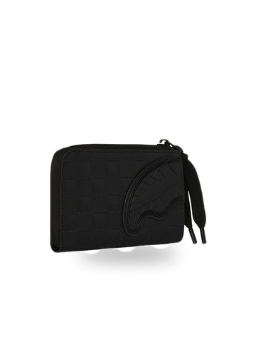Sprayground Raised Check Wallet - Portafogli Unisex - Nero