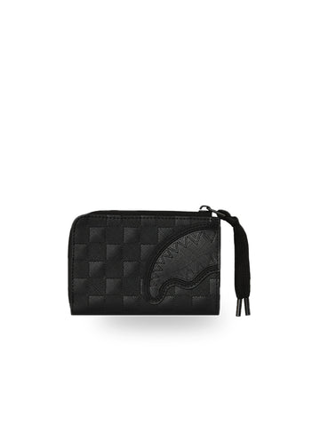 Sprayground Raised Check Wallet - Portafogli Unisex - Nero