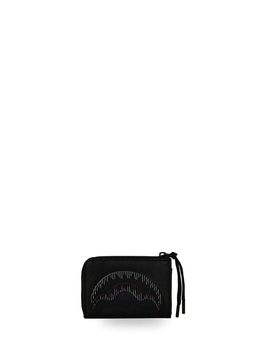 Sprayground Disappearing Shark Wallet - Portafogli Unisex - Nero