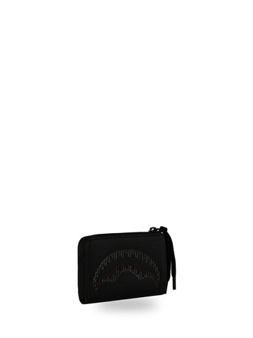 Sprayground Disappearing Shark Wallet - Portafogli Unisex - Nero