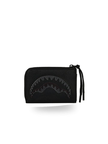 Sprayground Disappearing Shark Wallet - Portafogli Unisex - Nero