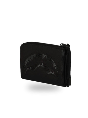 Sprayground Disappearing Shark Wallet - Portafogli Unisex - Nero