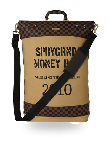 Sprayground First Bank Of Sg Bank Bag - Borse Unisex - Marrone