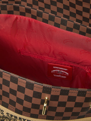 Sprayground First Bank Of Sg Bank Bag - Borse Unisex - Marrone