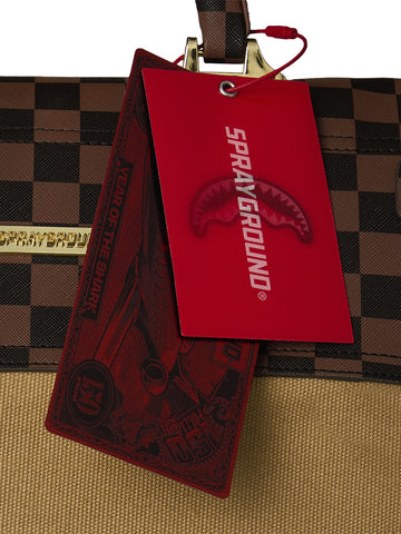 Sprayground First Bank Of Sg Bank Bag - Borse Unisex - Marrone